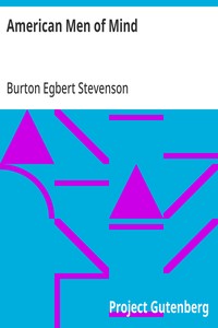 Cover of American Men of Mind