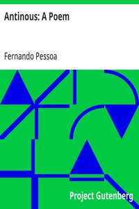Cover of Antinous: A Poem