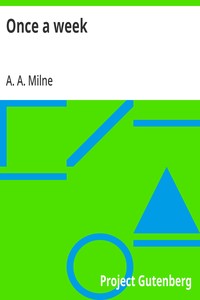 Cover of Once a week
