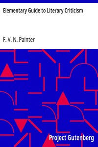 Cover of Elementary Guide to Literary Criticism