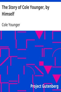 Cover of The Story of Cole Younger, by Himself