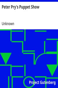 Cover of Peter Pry's Puppet Show Part the II.