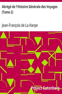 Cover of Abrégé de l'Histoire Générale des Voyages (Tome 2)