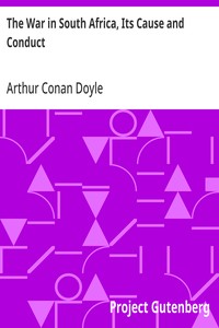Cover of The War in South Africa, Its Cause and Conduct
