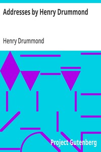 Cover of Addresses by Henry Drummond