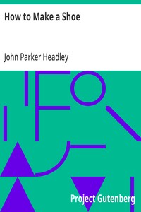 Cover of How to Make a Shoe