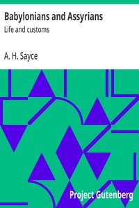 Cover of Babylonians and Assyrians : $b Life and customs