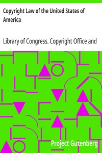 Cover of Copyright Law of the United States of America Contained in Title 17 of the United States Code