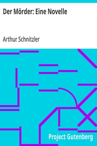 Cover of Der Mörder: Eine Novelle
