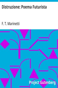 Cover of Distruzione: Poema Futurista