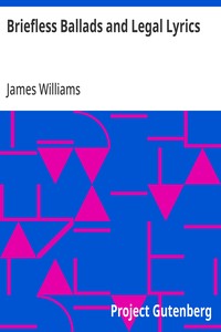 Cover of Briefless Ballads and Legal Lyrics Second Series