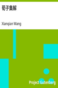 Cover of 荀子集解
