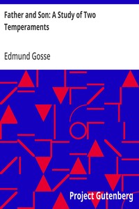 Cover of Father and Son: A Study of Two Temperaments