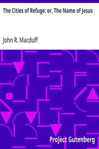 Cover of The Cities of Refuge: or, The Name of Jesus A Sunday book for the young