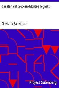 Cover of I misteri del processo Monti e Tognetti