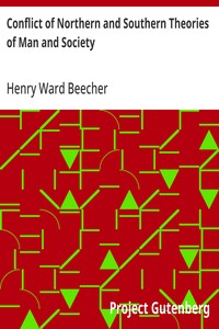 Cover of Conflict of Northern and Southern Theories of Man and Society Great Speech, Delivered in New York City