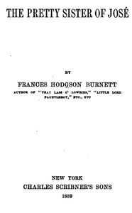 Cover of The pretty sister of José 1889