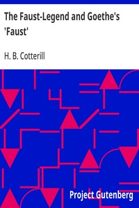 Cover of The Faust-Legend and Goethe's 'Faust'