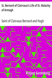 Cover of St. Bernard of Clairvaux's Life of St. Malachy of Armagh