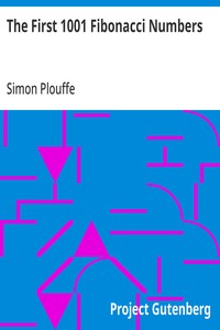Cover of The First 1001 Fibonacci Numbers