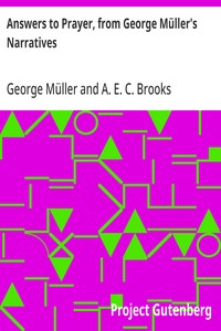 Cover of Answers to Prayer, from George Müller's Narratives