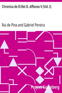 Cover of Chronica de El-Rei D. Affonso V (Vol. I)