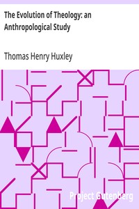 Cover of The Evolution of Theology: an Anthropological Study Essay #8 from "Science and Hebrew Tradition"