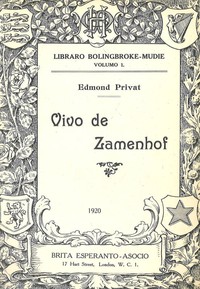 Cover of Vivo de Zamenhof