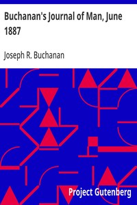 Cover of Buchanan's Journal of Man, June 1887 Volume 1, Number 5