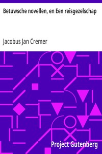 Cover of Betuwsche novellen, en Een reisgezelschap