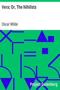 Cover of Vera; Or, The Nihilists