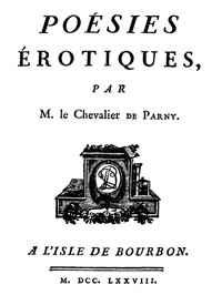 Cover of Poésies érotiques