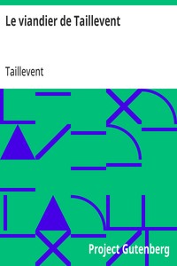 Cover of Le viandier de Taillevent