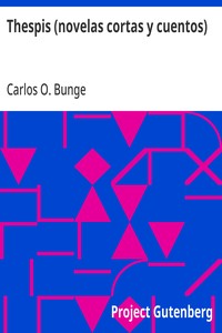 Cover of Thespis (novelas cortas y cuentos)