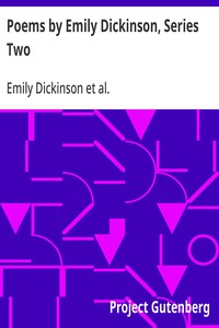 Cover of Poems by Emily Dickinson, Series Two