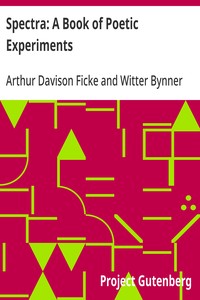Cover of Spectra: A Book of Poetic Experiments