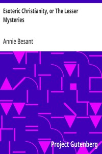 Cover of Esoteric Christianity, or The Lesser Mysteries