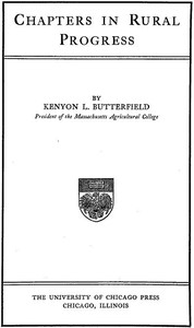 Cover of Chapters in Rural Progress