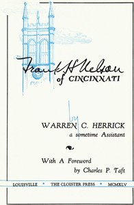 Cover of Frank H. Nelson of Cincinnati