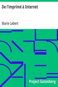 Cover of De l'imprimé à Internet