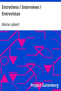 Cover of Entretiens / Interviews / Entrevistas