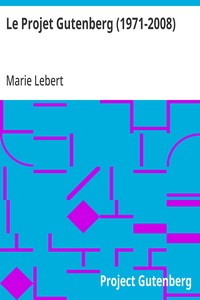 Cover of Le Projet Gutenberg (1971-2008)