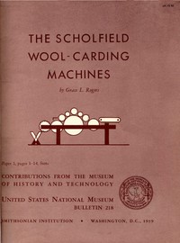 Cover of The Scholfield Wool-Carding Machines