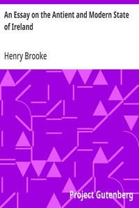 Cover of An Essay on the Antient and Modern State of Ireland