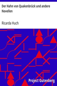 Cover of Der Hahn von Quakenbrück und andere Novellen