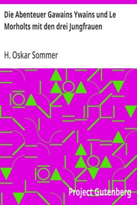 Cover of Die Abenteuer Gawains Ywains und Le Morholts mit den drei Jungfrauen aus der Trilogie (Demanda) des pseudo-Robert de Borron