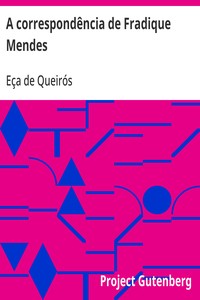 Cover of A correspondência de Fradique Mendes memórias e notas