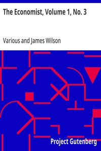 Cover of The Economist, Volume 1, No. 3