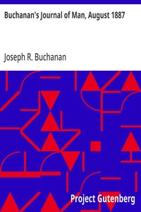 Cover of Buchanan's Journal of Man, August 1887 Volume 1, Number 7