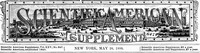 Cover of Scientific American Supplement, No. 647, May 26, 1888